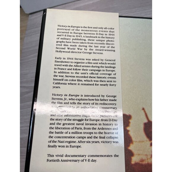 Victory In Europe D-Day to V-E Day Max Hastings Full Color Photos WWII History - Picture 8 of 11